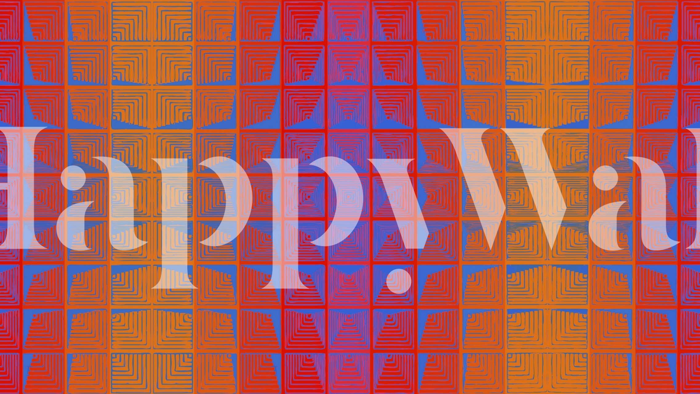 70s inspired Sunrise ταπετσαρία σε ένα δωμάτιο