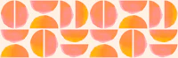 Mid-Century Sunscape Geo carta da parati