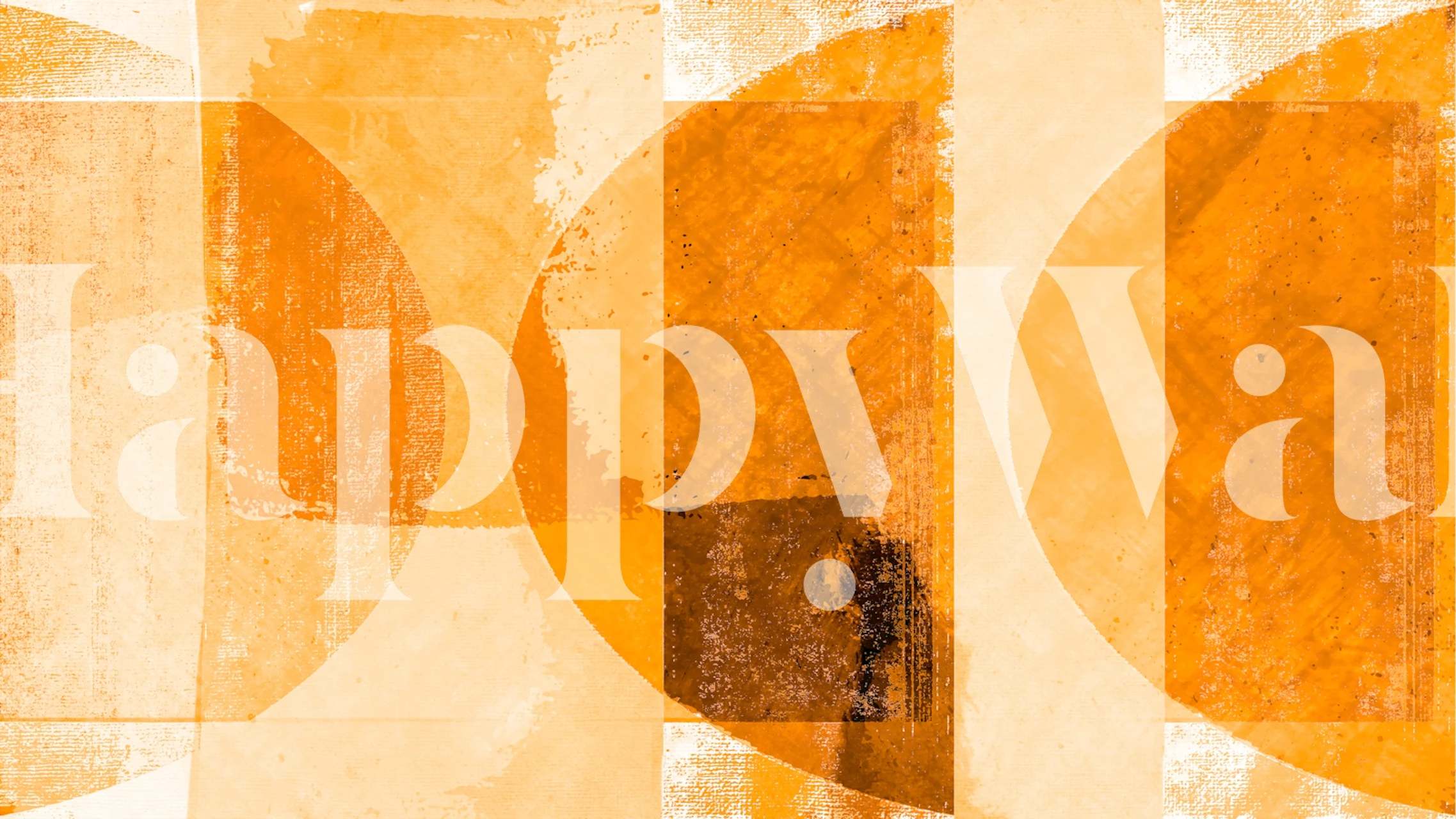 Modern Gold Vintage Geometry behang in een kamer