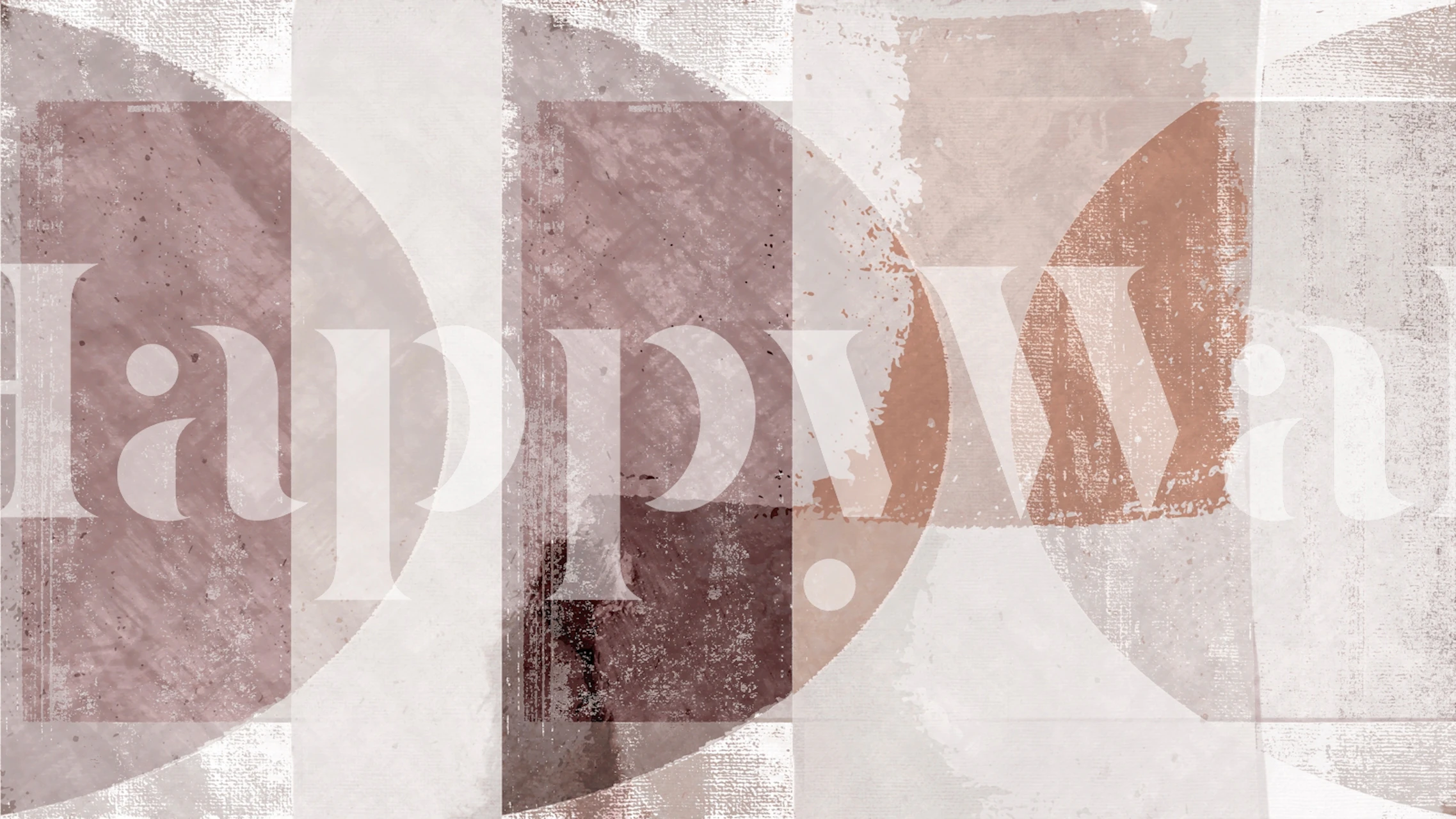 Geometric shapes in neutral tones. Earthy modern wallpaper.