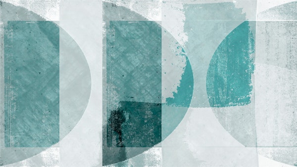 Modern Green Vintage Geometry