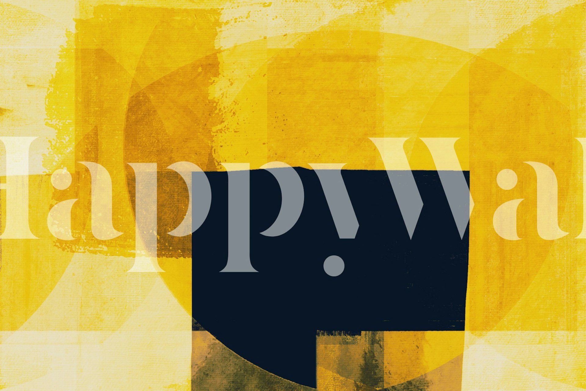 Abstract Geometric Bauhaus wallpaper design