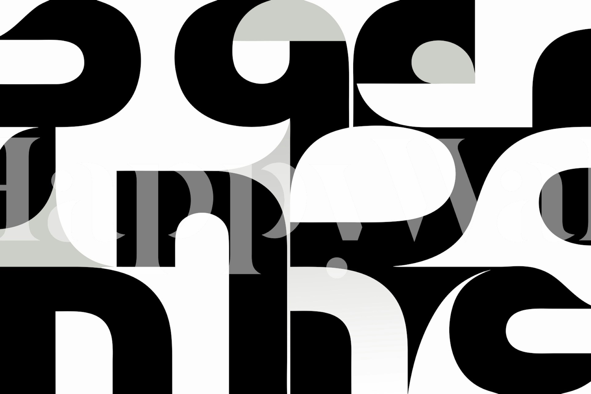 Abstract Geometric Bauhaus wallpaper design