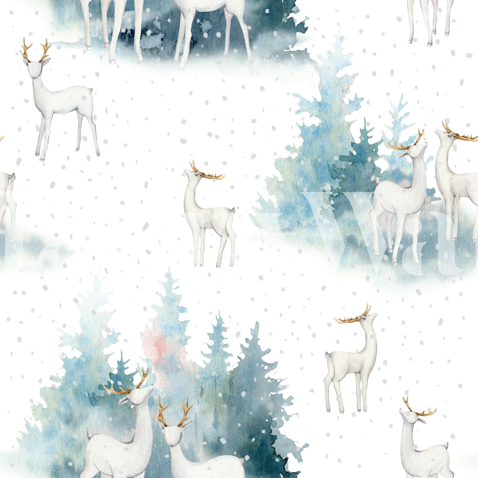 Enchanted Winter Forest Wallpaper