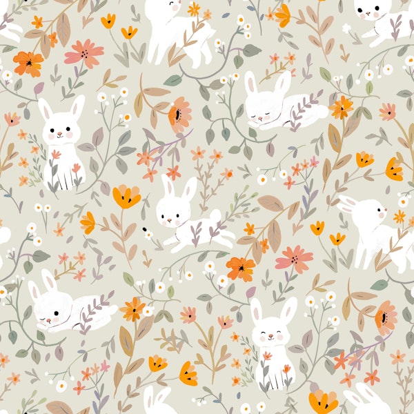 Pastel Rabbit Garden