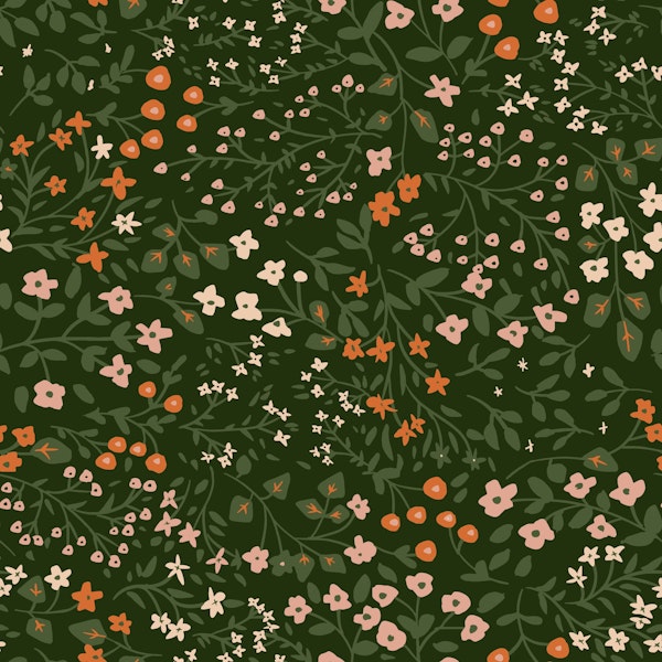 Enchanted Garden deep green