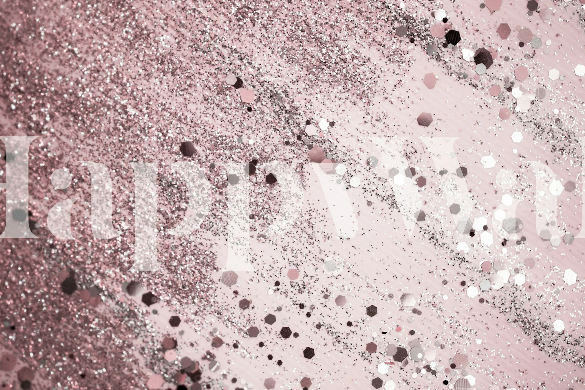 Chic Glitter Glam 3 wallpaper in a stylish room