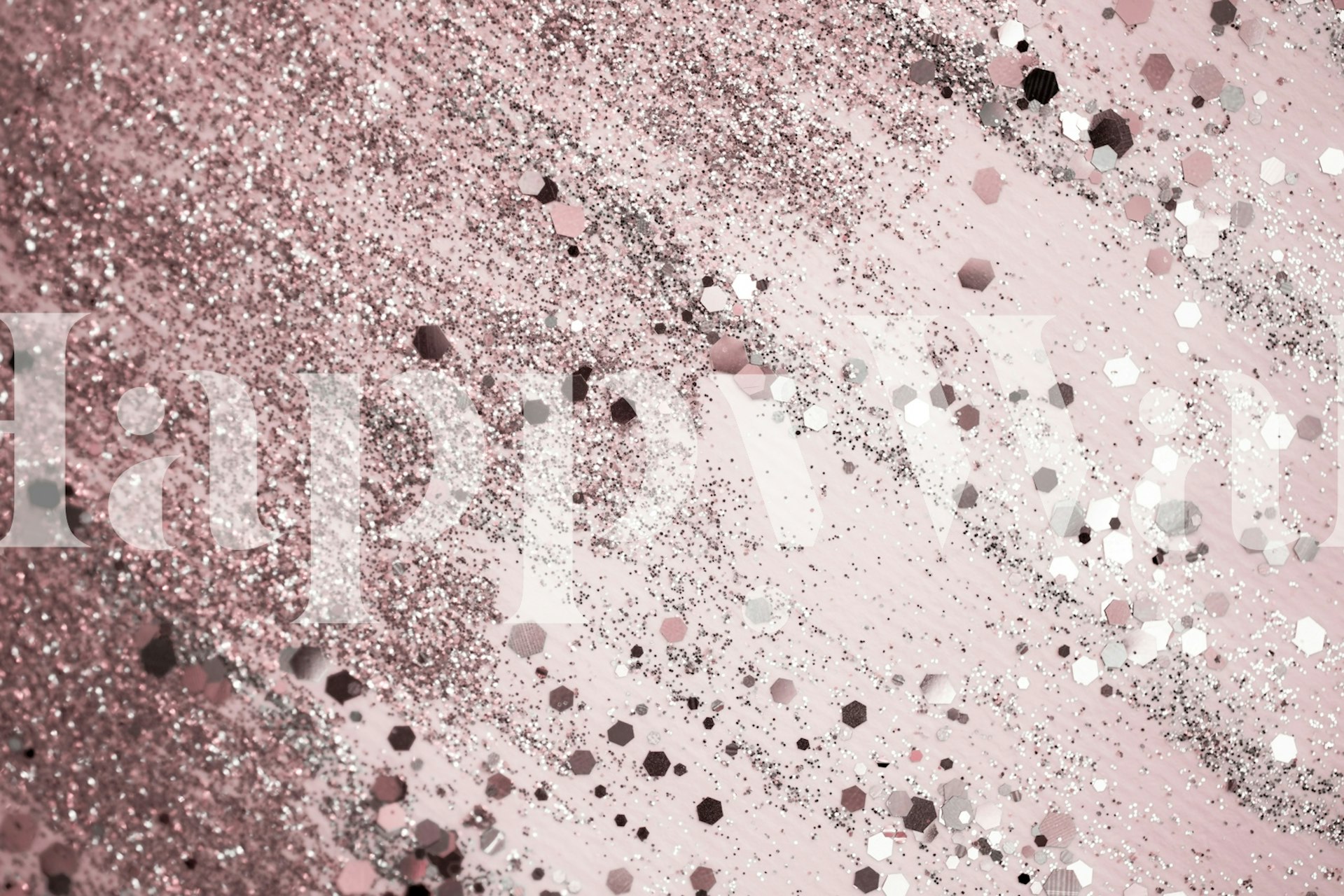 Chic Glitter Glam 3 wallpaper in a stylish room