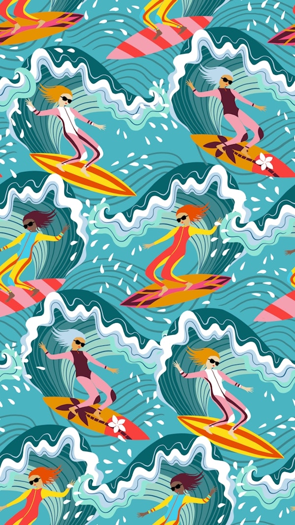 big waves surfer girls