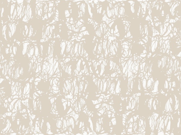 Abstract Ink Swirls Beige