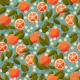 Citrus Delight on Teal
