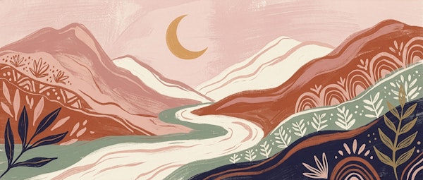 Pastel Landscape Escape