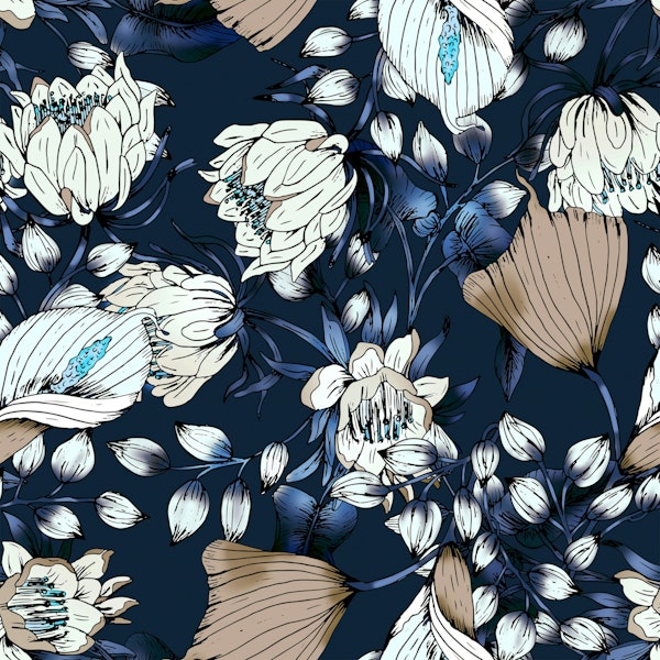 Blossoming Night Elegance