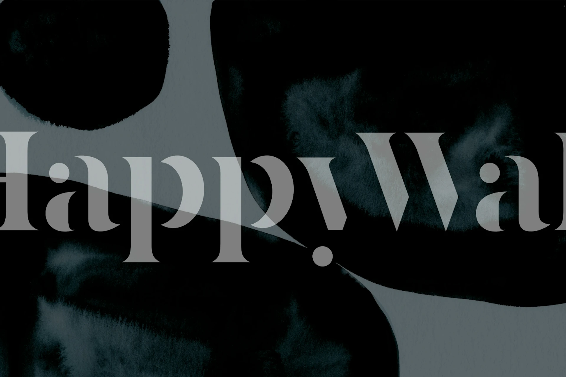 Shapes Dark Blue wallpaper in a room