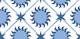 Celestial geometric - blue