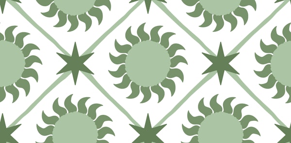 Celestial geometric - green