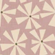 Geometric Floral Burst - Mid Century Mauve