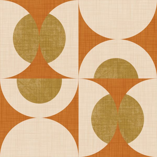 Retro Circle Fusion - Mid Century Orcher