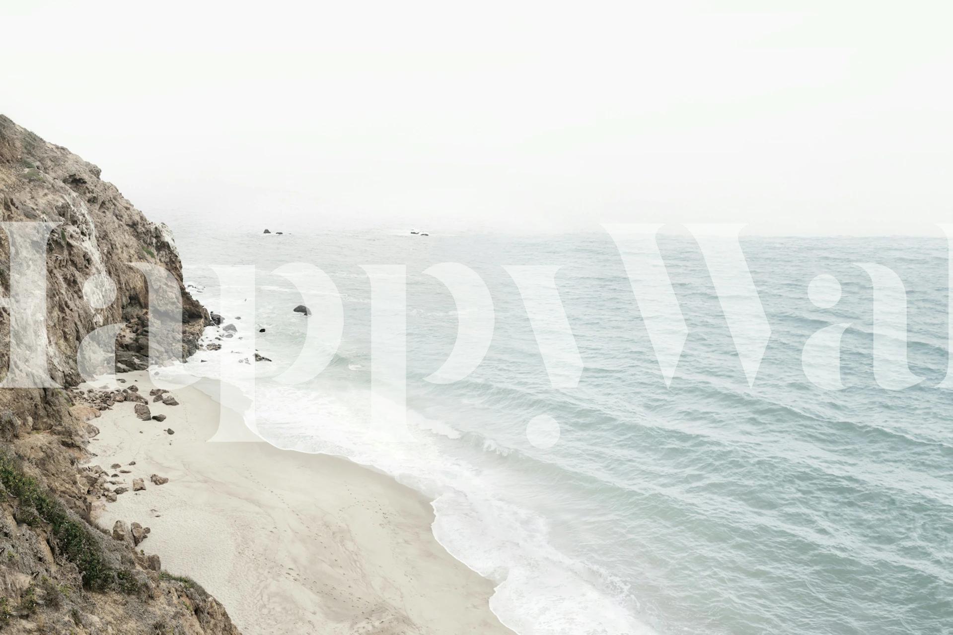 California Coast tapet i ett rum