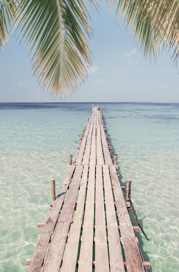 Tropical Pier Serenity