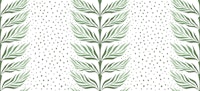 Palm leaf stripe - green papiers peint