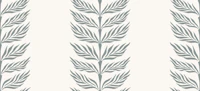 Palm leaf stripe - grey on cream tapetes
