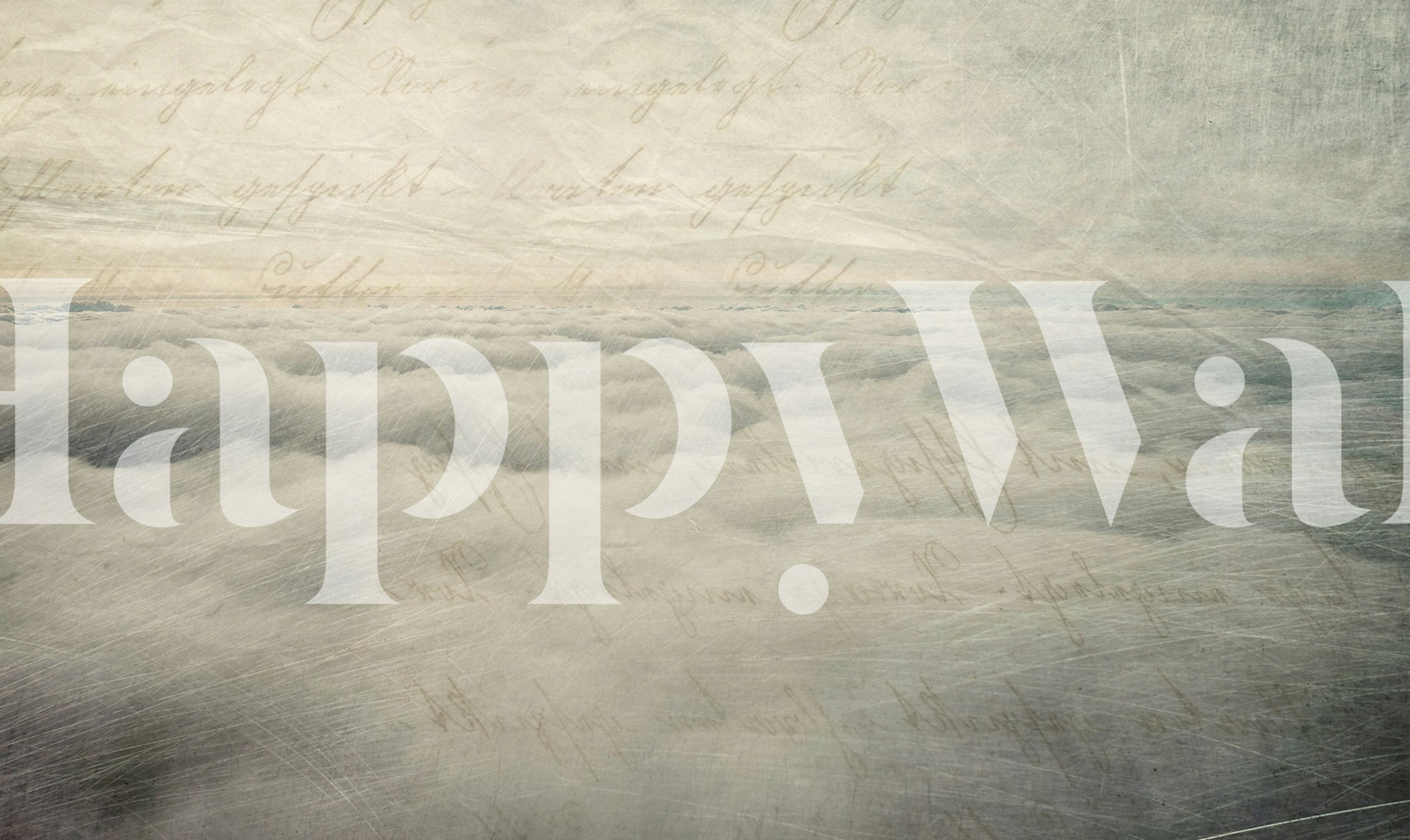 Nostalgic Memories Sky Horizon papel pintado en una habitación