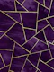 Dark Purple Ink Gold Geo 1