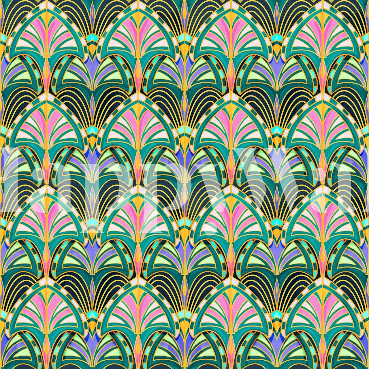 Tapeta Gatsby Glamour Flair w pokoju