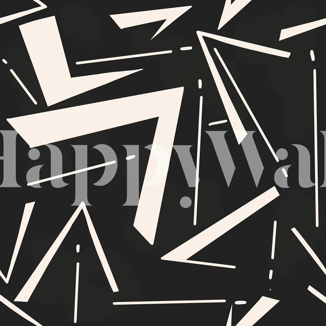 Bold geometric angles wallpaper design