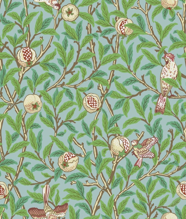 Victorian Bird and Pomegranate 1