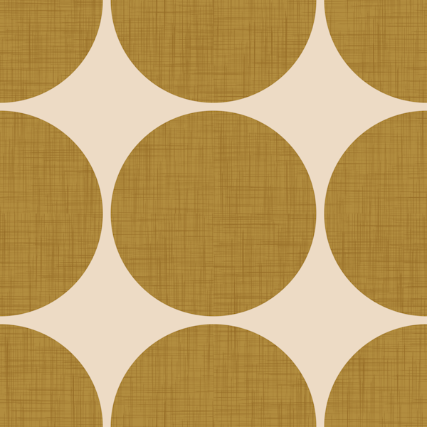 Modern Mustard Retro Spheres