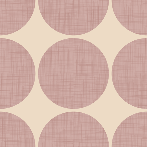 Modern Mauve Retro Spheres