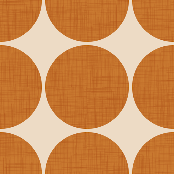 Modern Ocher Retro Spheres