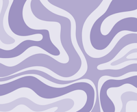 Retro Modern Liquid Swirl in Muted Lavender tapete