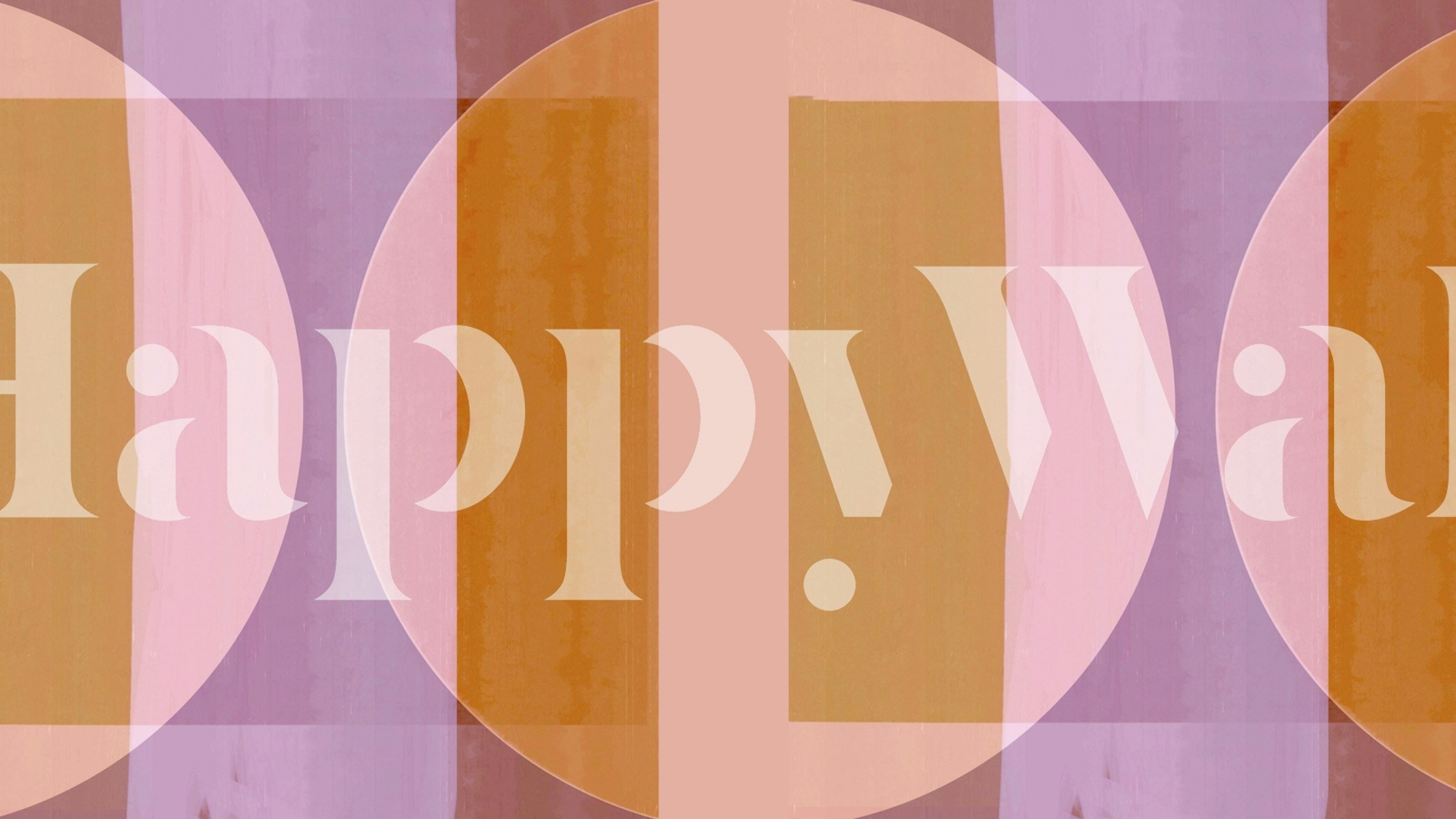 Sunset Hues Geometric Bauhaus tapetti huoneessa