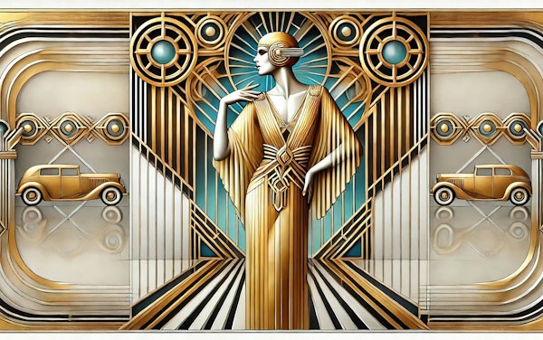 Elegant Art Deco Scene