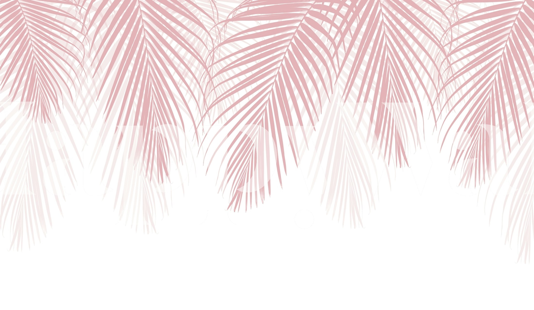 Tapeta Blush Palm Leaves Finesse 2 v místnosti