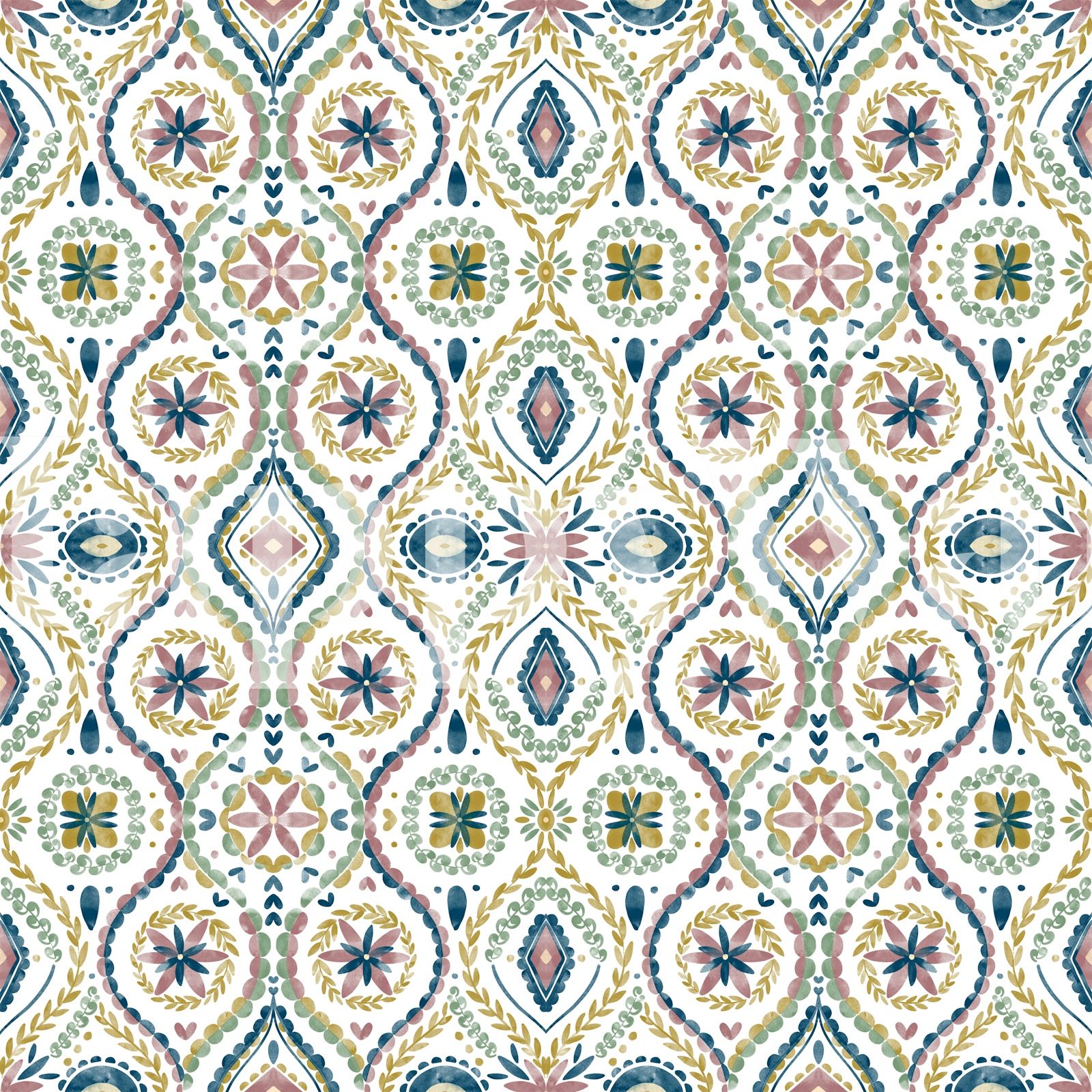 Bohemian Chic Decor Wallpaper - happywall.com - Bohemian Chic Decor Inspiration