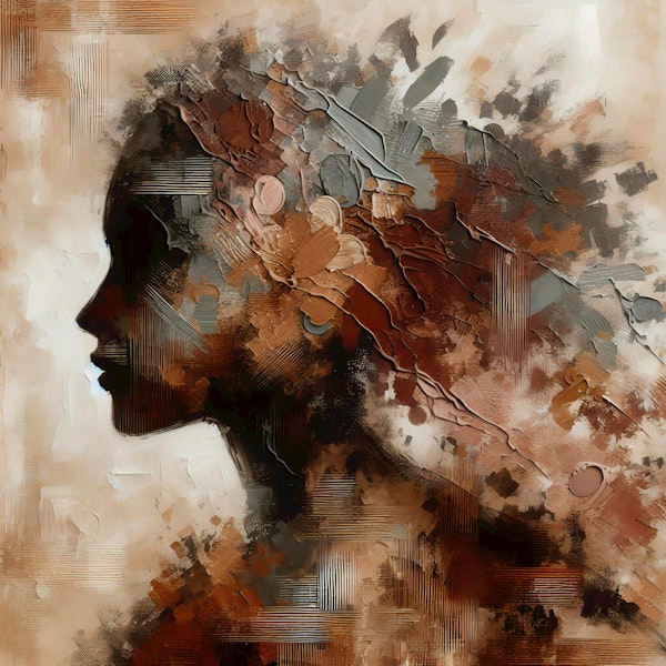 Floral Abstract Fall Portrait