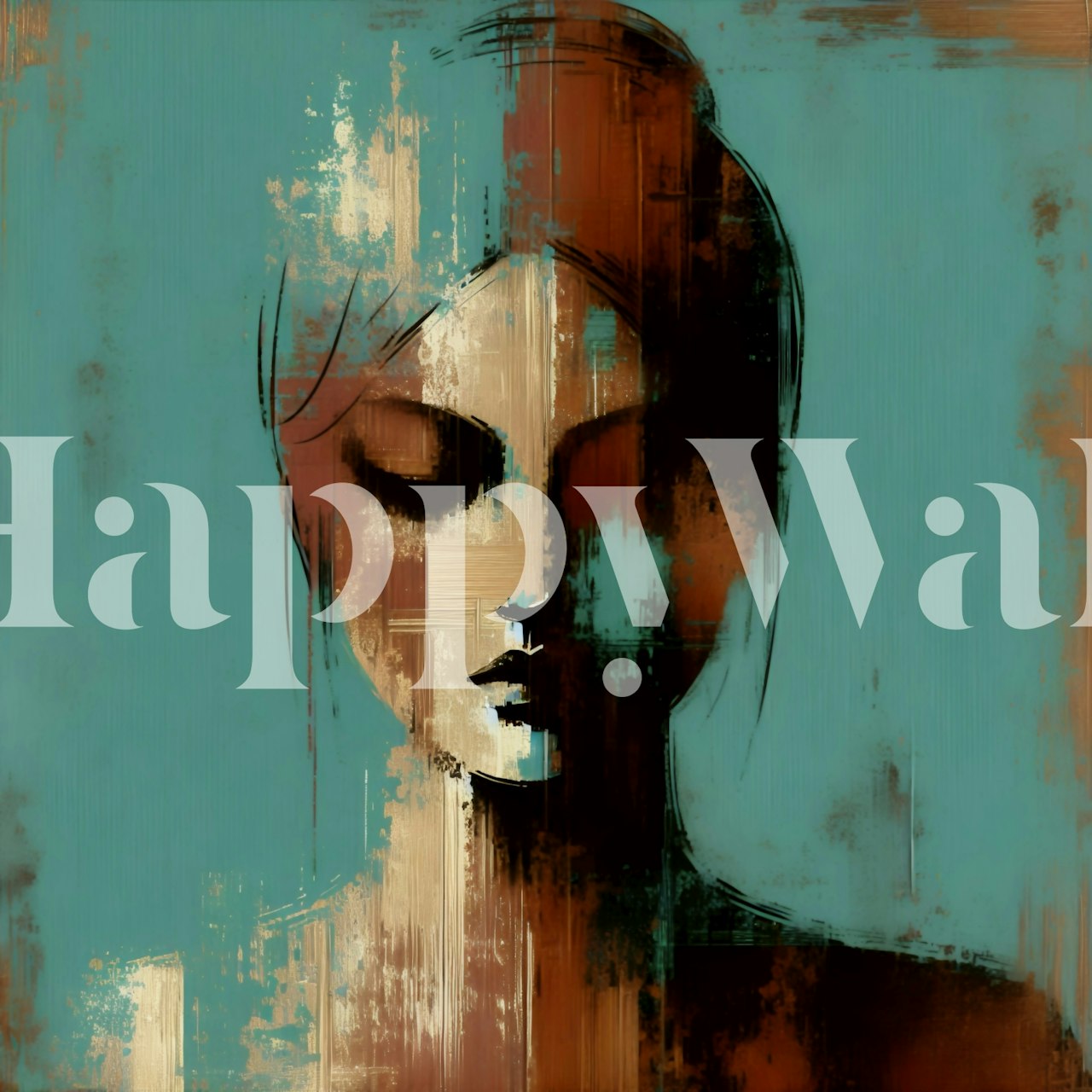 Lady Meditation wallpaper in a room