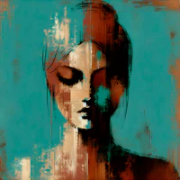 Lady Meditation wallpaper