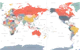 Pacific Centred World Map