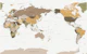 Pacific Centered Travel Map