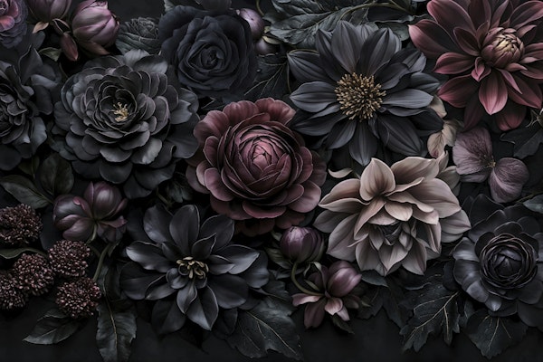 Gothic Midnight Garden Charm