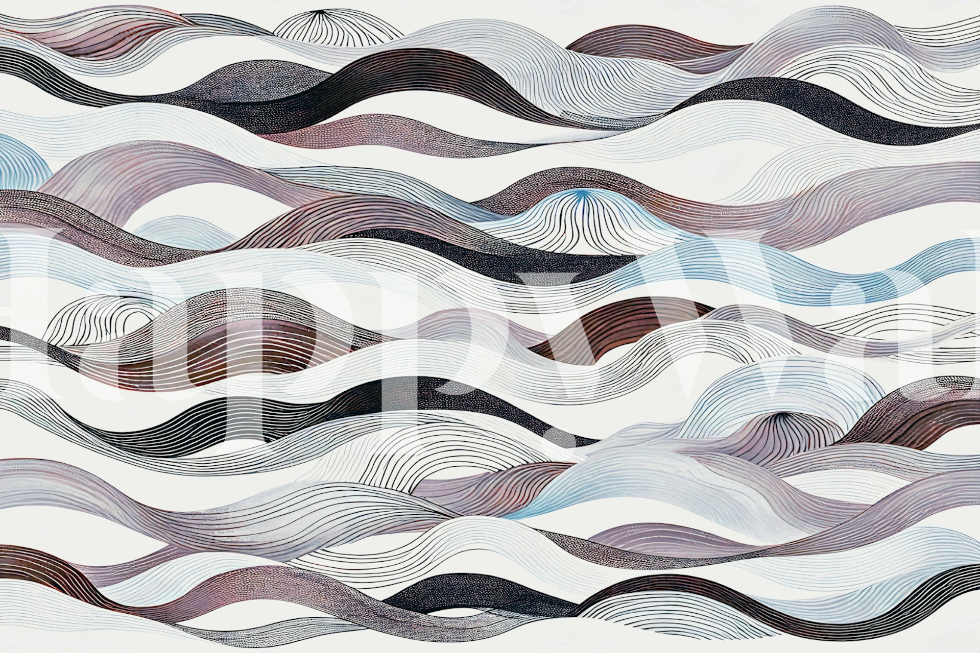 Tapeta Infinite Horizon v stylovém pokoji