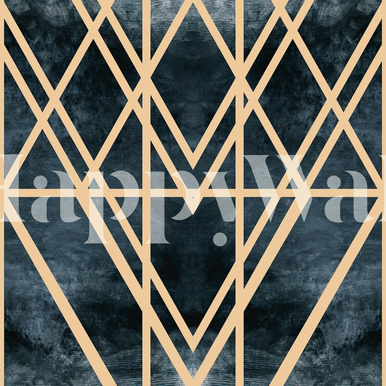 Art Deco Gold Touch tapet i et rum