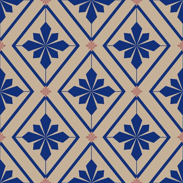 Elegant Geometric Flora