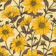 Sunroot in brown and yellow
