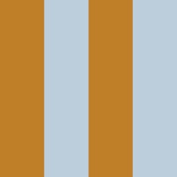 Cozy Stripes - Desert Sun and Fog Blue - Wide behang
